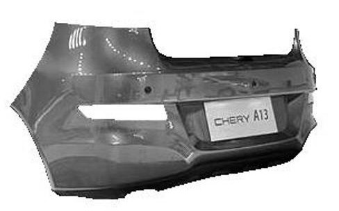 Бампер задний для китайского автомобиля Chery Very (J15-2804500BA-DQ)