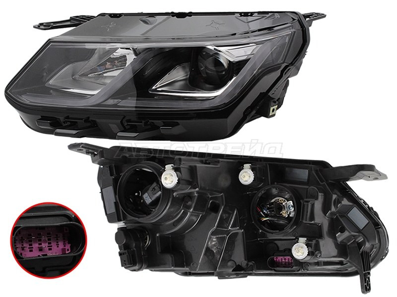 Фара левая галоген для китайского автомобиля Geely Coolray (7051022800)