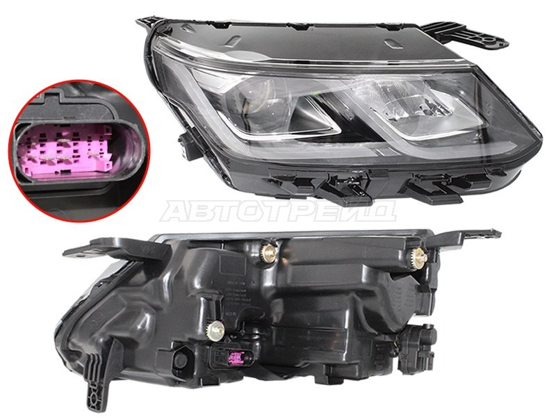 Фара правая LED для китайского автомобиля Geely Coolray (7051022400)