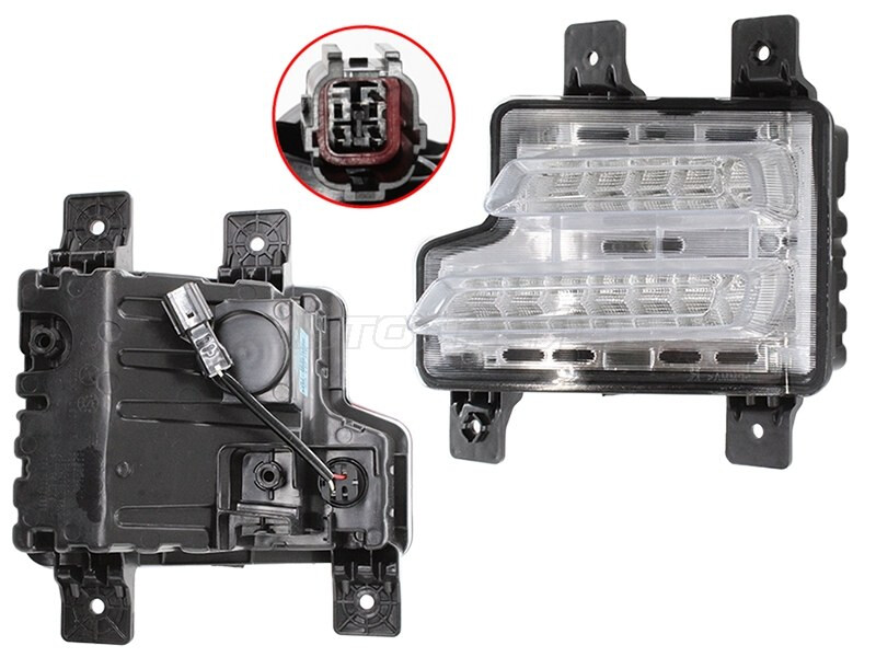 Ходовые огни левая сторона для китайского автомобиля Chery Tiggo 7 Pro (605000268AA)