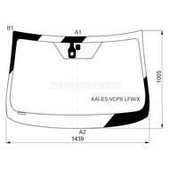 Стекло лобовое XYG Д/Д для Chery Arrizo 7 (J42-5206500)