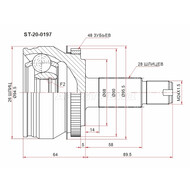 Шрус наружный Китай 26/48/28 для Haval F7x  (019207-37)