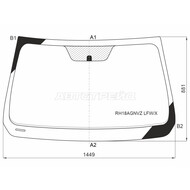 Стекло лобовое XYG 16-22г для Geely Atlas  (5022007000)